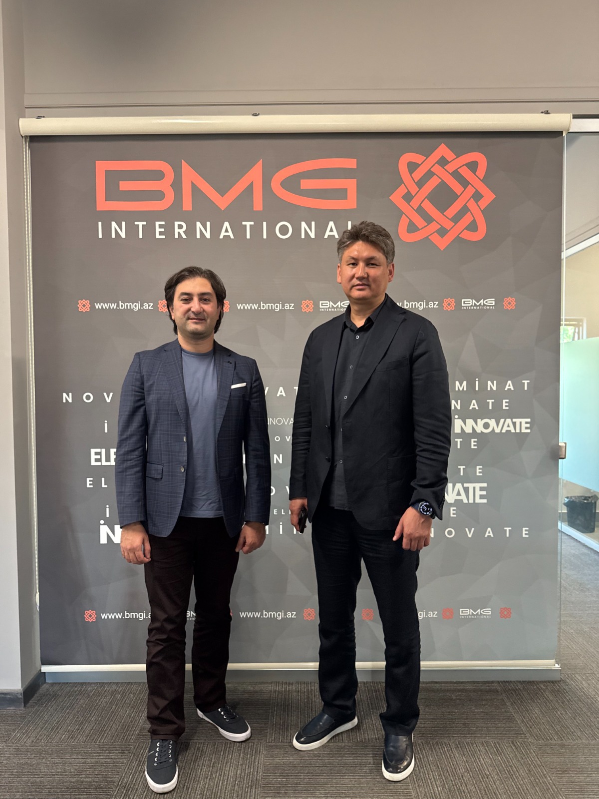 Azərbaycan-Qazaxıstan İşgüzar Şurasının həmsədri "BMG International" şirkətinin ofisində olub